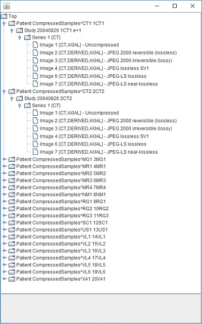 Create DICOM Directory Results